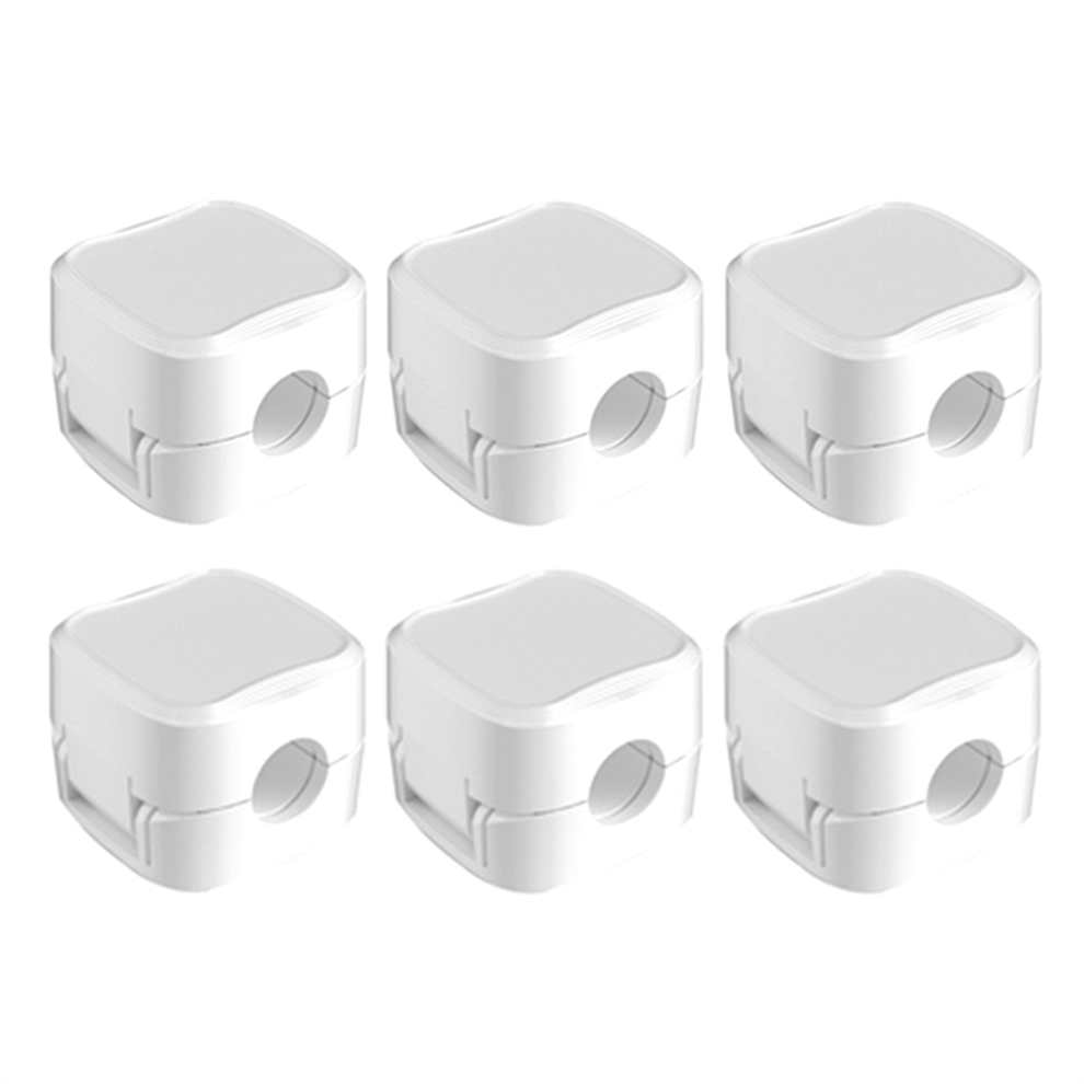 Magnetic Cable Clips Non-Marking Organiser Clip Plug Hook White 4851405211371