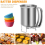 2 in 1 Stainless Steel 800Ml Batter Dispenser with Handle Baking Tool 3