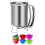 2 in 1 Stainless Steel 800Ml Batter Dispenser with Handle Baking Tool 1