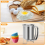 2 in 1 Stainless Steel 800Ml Batter Dispenser with Handle Baking Tool 4