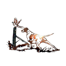 3D Metal Wall Decoration, Mallard Hunting & Trout Fishing Gift