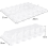 60 Pack Plastic Egg Cartons Bulk One Dozen Clear Empty 4