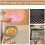 Air Fryer Silicone Liners, Square Reusable Liners Foldable 4