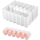 60 Pack Plastic Egg Cartons Bulk One Dozen Clear Empty 3
