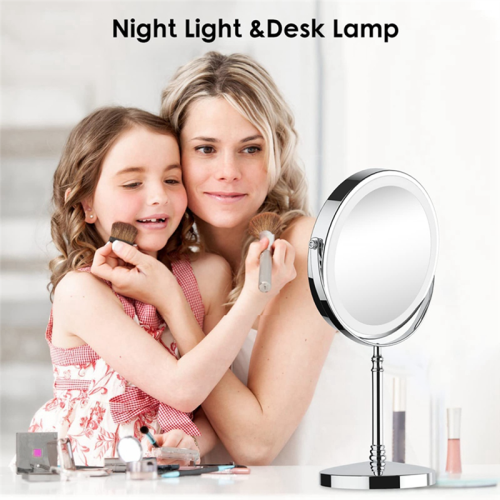 10X LED Mirror Rechargeable Make Up Mirror-C 2