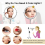 10X LED Mirror Rechargeable Make Up Mirror-C 4