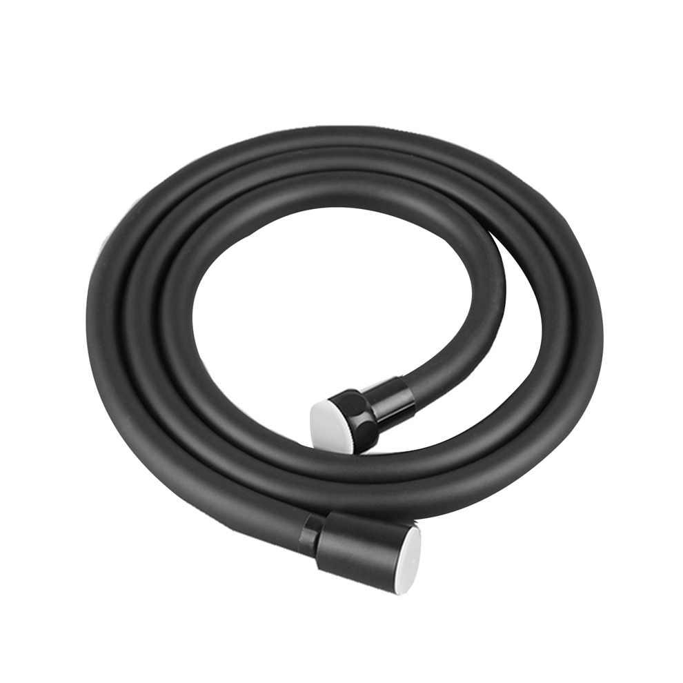 Bathroom 1.5M Shower Hose Flexible Black Pipe 4851405221226