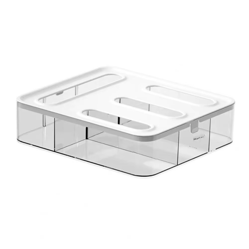 Kitchen Wrap Dispenser Organizer Box for Cling Wrap, Sandwich Bags