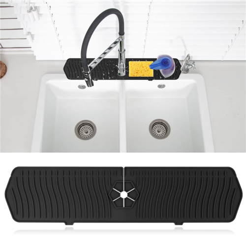 Kitchen Sink Splash Guards Mat, for Black 2