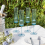 6 OZ Square Champagne Glasses Stemmed Coupes Blue 8
