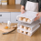Automatic Rolling Egg Box Refrigerator Crisper Basket White 3