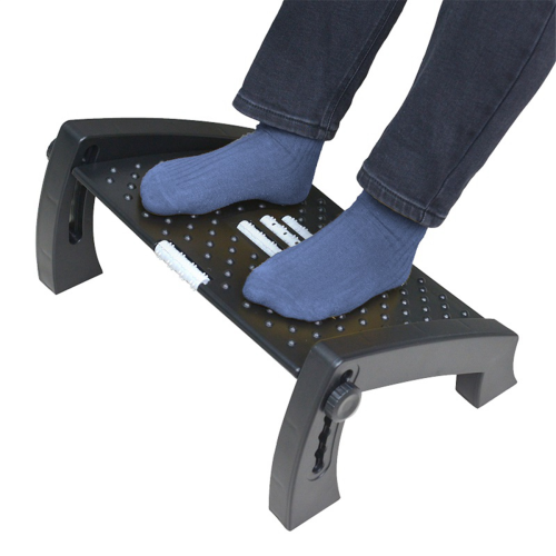 Under Desk Footstool, Step Stool, Height Adjustable for Home Office 1