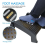 Under Desk Footstool, Step Stool, Height Adjustable for Home Office 3