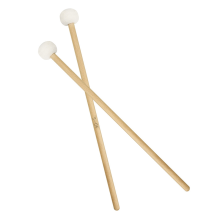 S-05 White Felt Head Timpani Wooden Hammer Drum Stick
