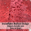 Snowflake Placemats Decorations Red Tablemats A 4