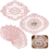 10Pcs Lace Doilies for Tables Embroidered Placemats Table Mat 3