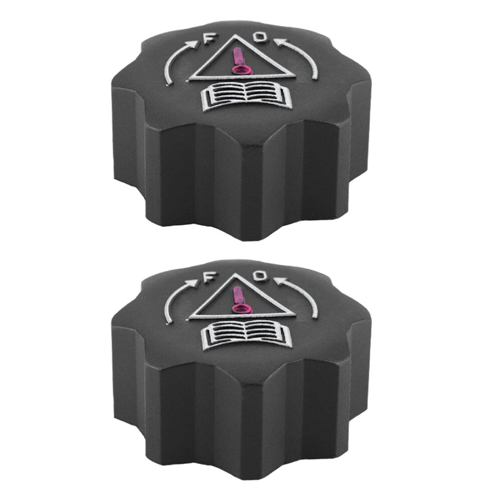 2X Coolant Expansion Bottle Radiator Cap Oil Tank Filler Cap For 1306J5 9638001280 4854095548284