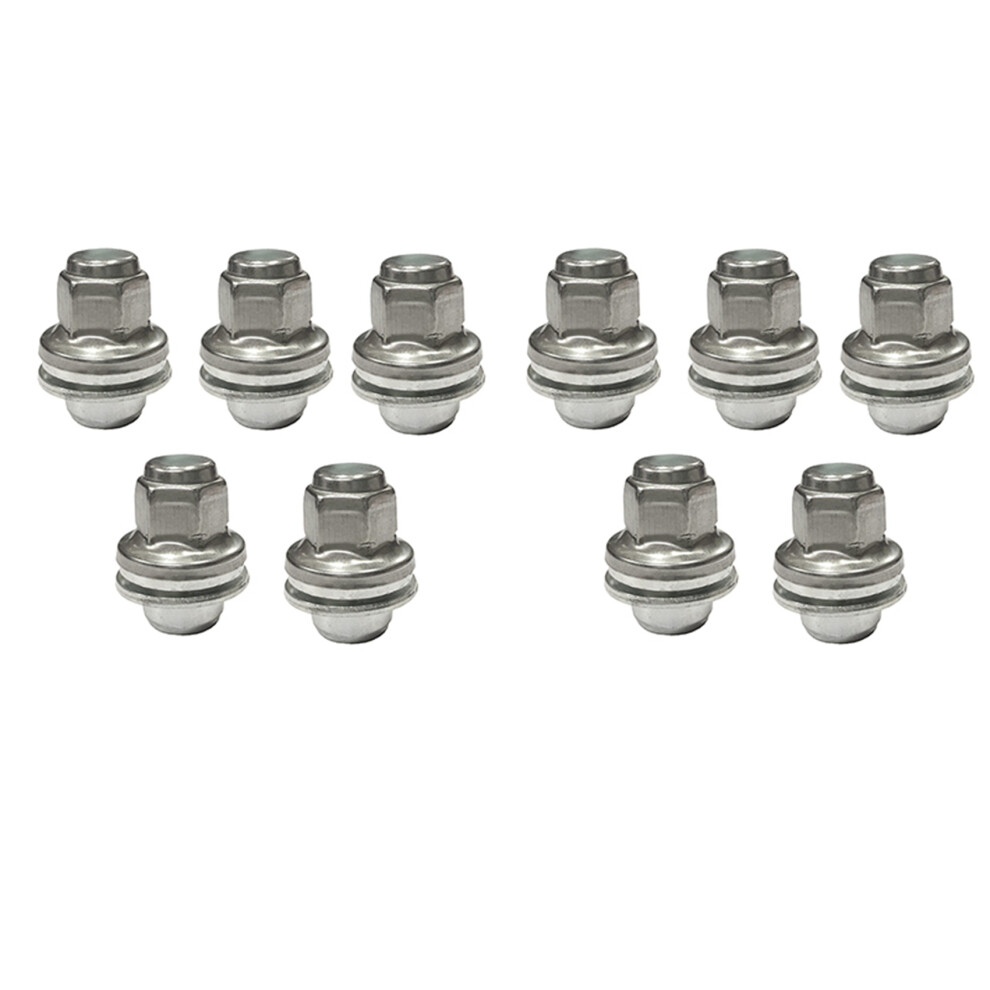 10Pcs Wheel Lug Bolt Stud Nut C2c35294010 For S-Type X-Type Xj Xjr Xf 1999-11 4854095549748