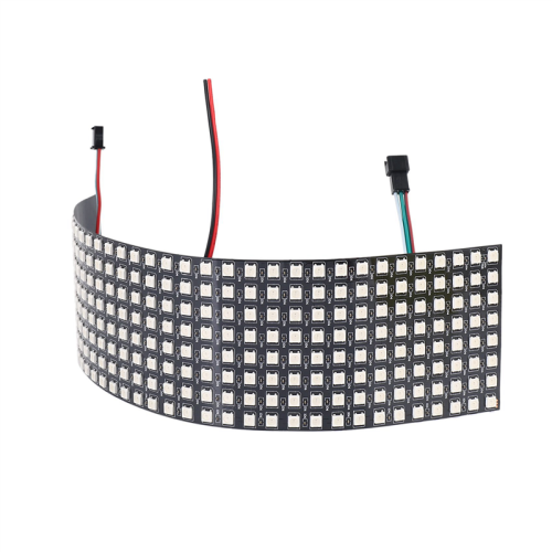 5X LED Panel, WS2812B RGB 832 Pixels Digital Flexible Dot Individually Addressable LED Display Screen 2