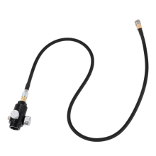 3X Regulator with 100cm FLEX Remote Hose Line 0-200 Psi to Co2 Tank Cylinder