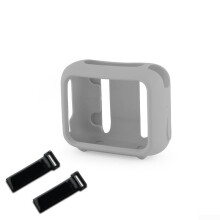 Portable Shockproof Silicone Cover for JBL Go 4 Speaker, Secure Stylish Protection, Grey Color