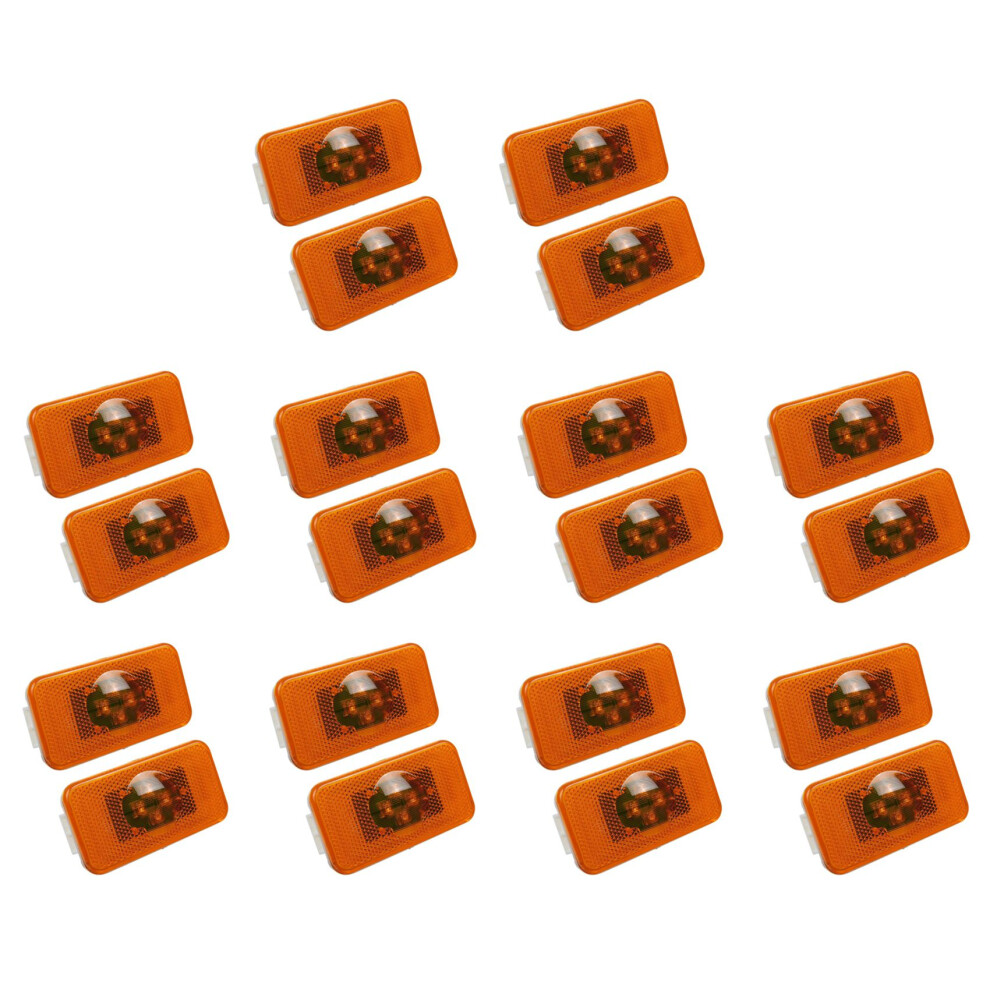 20Pcs 24V Car Truck Led Side Marker 4Leds Indicator Warning For Trucks Fm/ Light 4854095553462