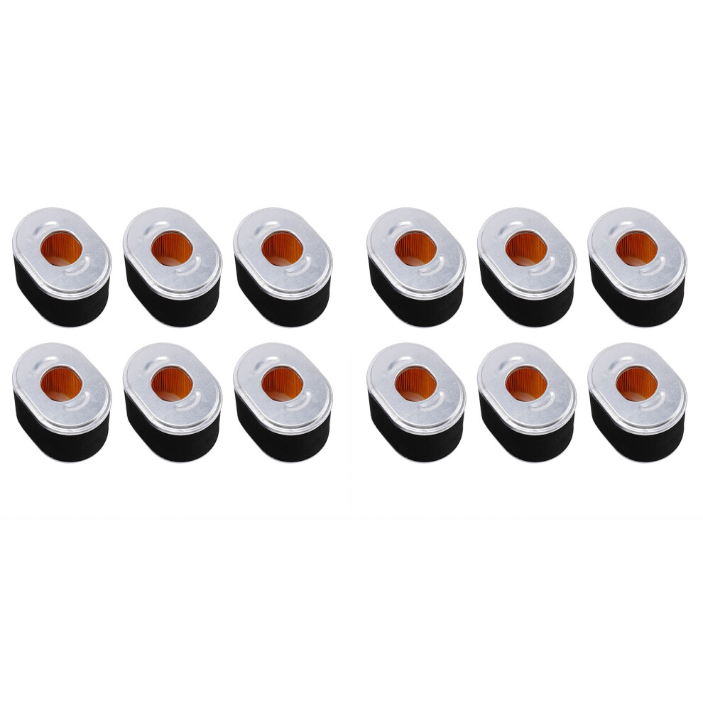 12X Air Filter For Gx120 Gx140 Gx160 Gx200 17210-Z4m-821 17210-Ze1-821 -4274 Afze18 17210-Ze1-517 5.5/6.5Hp Black 4854095555220