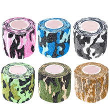12 Roll Wrap Tape Bulk (Assorted and Camouflage Colors Random) Vet Tape Self Adhesive Adherent