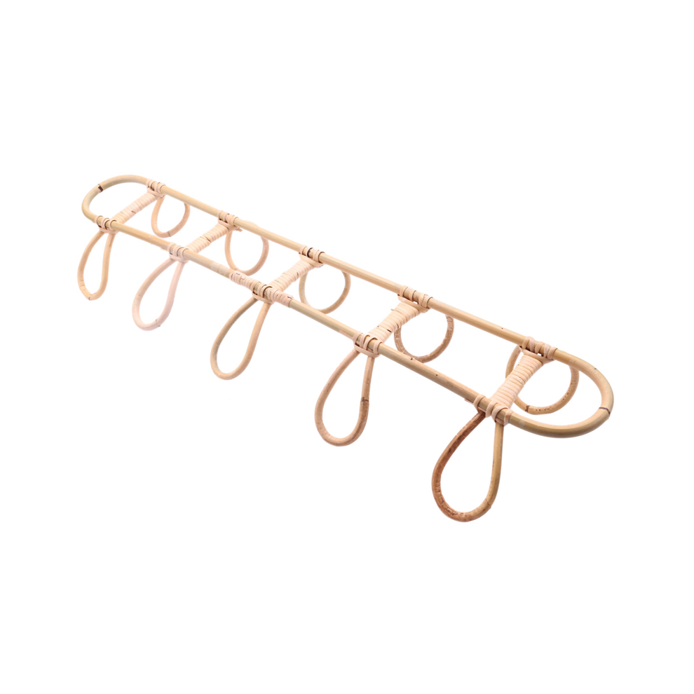 5X Rattan Wall Hooks Clothes Hat Hanging Hook Crochet Cloth Holder Organizer Hangers Decor for Home Decor-image-OPC-PJW2CYR-NEW