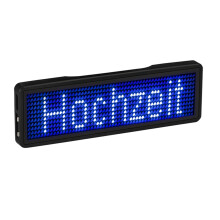 4X Bluetooth LED Name Badge Rechargeable Light Sign DIY Programmable Scrolling Message Board Display LED,Type 5