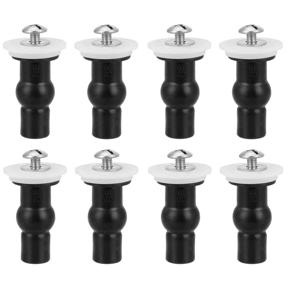 8 Pack Toilet Screws Toilet Hinges Bolt Expanding Rubber Top Nuts Screw Fixings Fix Wc Blind Hole Fittings 4854095559174