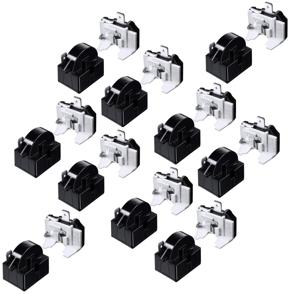 10X Qp2-4.7 Ptc Relay 1 Pin Refrigerator Relay And 6750C-0005P Refrigerator Overload Protector 4854095558979