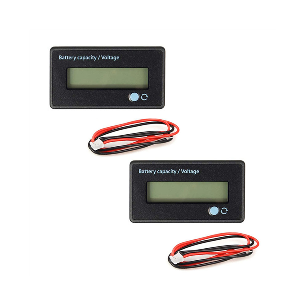 3X Battery Meter Battery Capacity Voltage Monitor, Dc 12/24/36/48/60/72/84V Battery Capacity Voltage Gauge Indicator 4854095556807