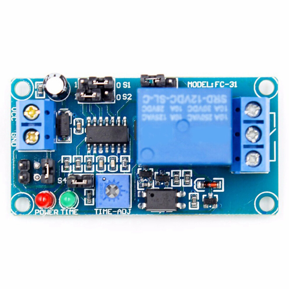 6X 12V Dc Delay Relay Delay Turn On / Delay Turn Off Switch Module With Timer 4854095556036
