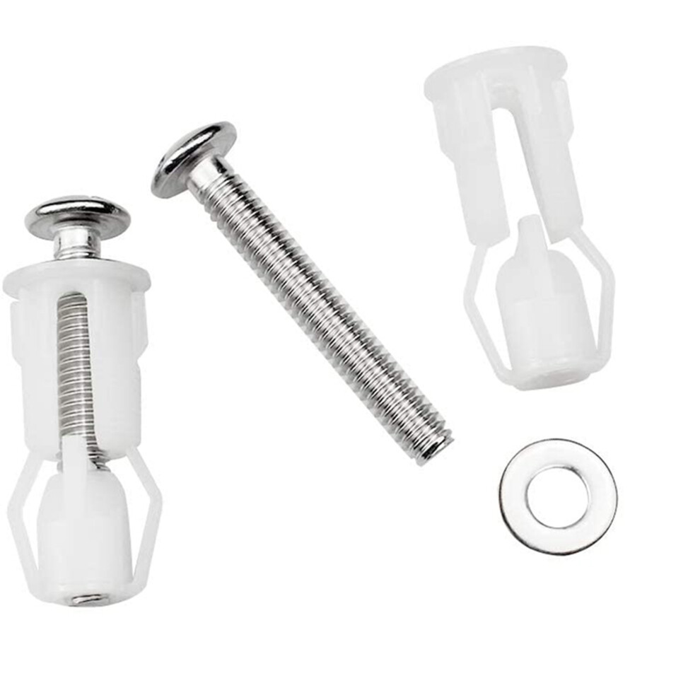 8X Toilet Screws And Toilet Lid Screws Stainless Steel Top Fixing Hinges Screws, For Toilet 4854095560262