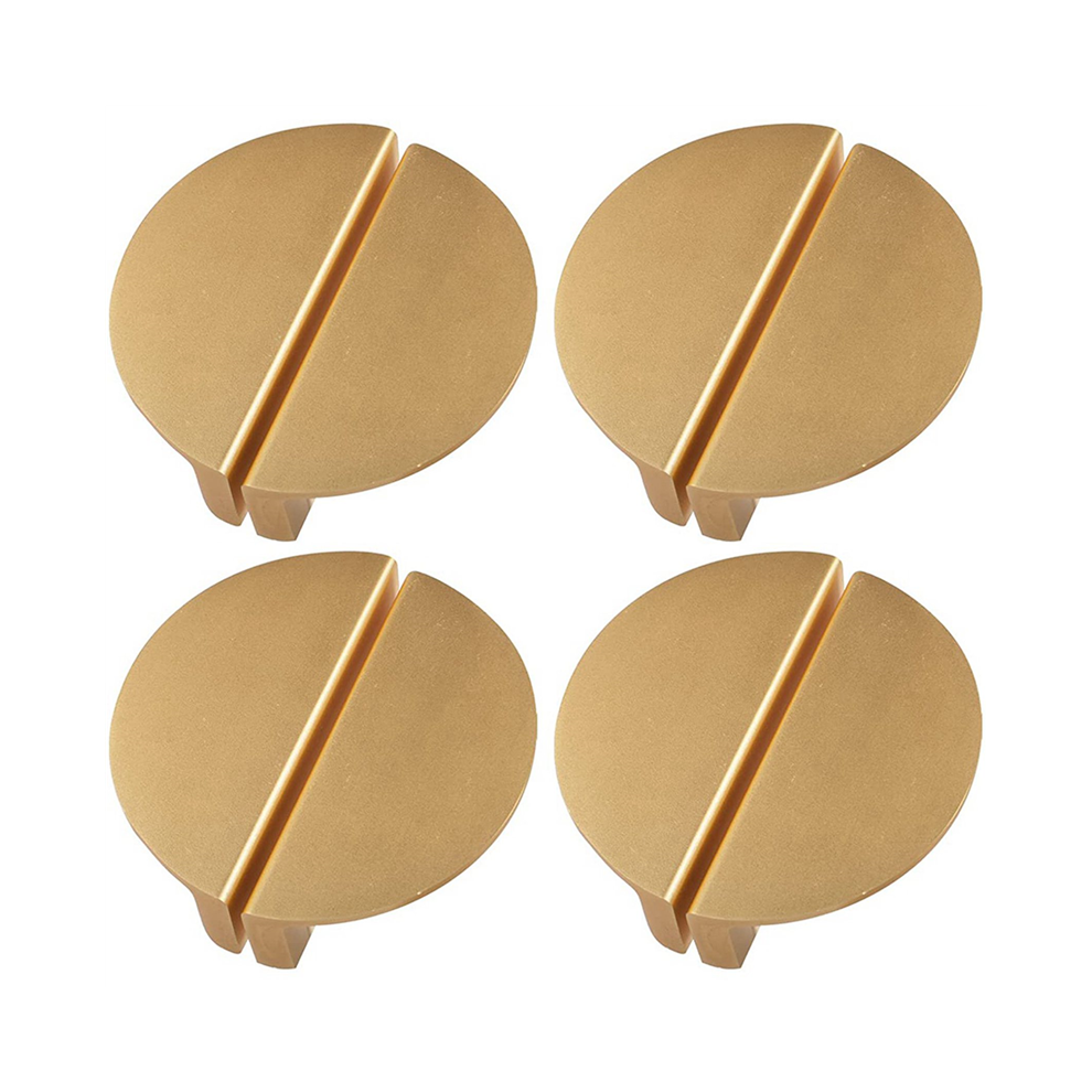 16Pack Champagne Gold Drawer Pulls,2.5 Inch Half Moon Cabinet Drawer Pulls Kitchen Handles, Cabinet Hardware Pulls 4854095564154
