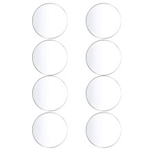 36 Pcs Clear Acrylic Disc 4 Inch Circle Acrylic Sheet Thick Circle Acrylic Rounds Blanks Acrylic Panel for
