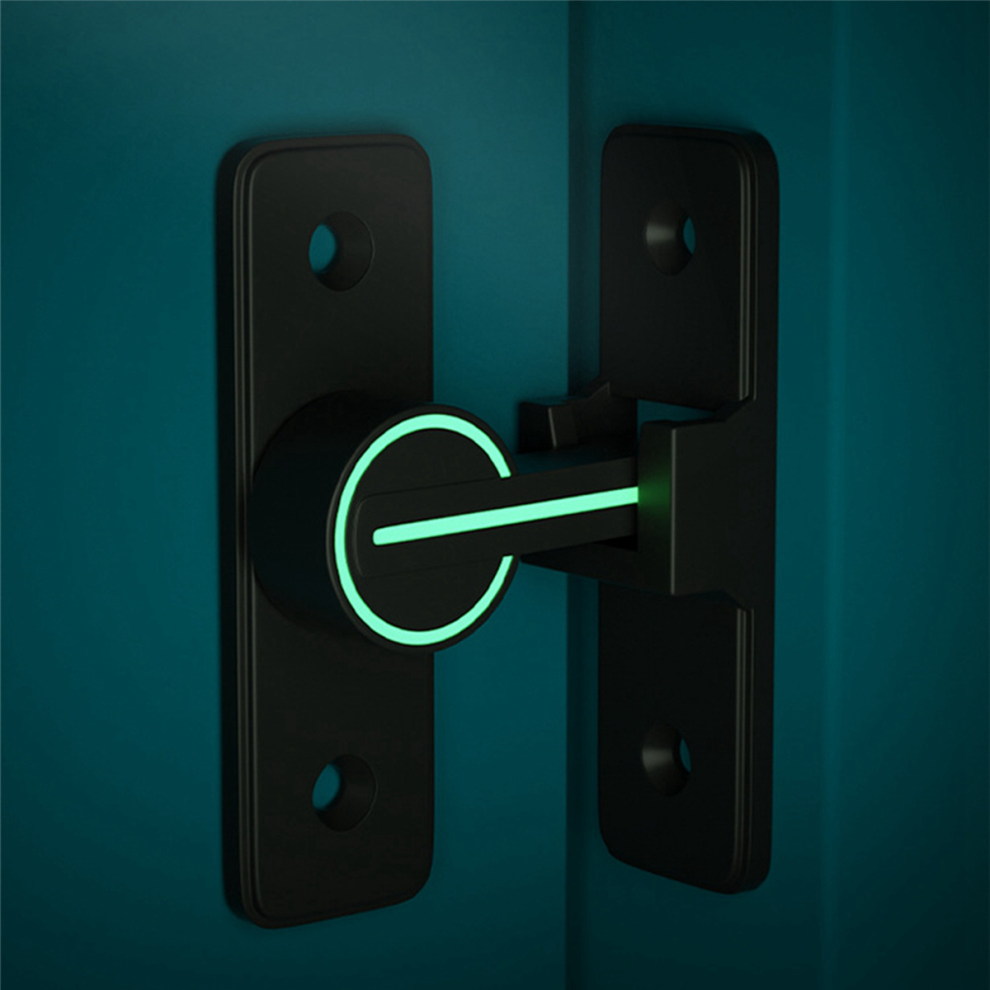 3X Barn Door Lock Hardware, 90 Degree Heavy Duty Gate Latches Flip Latch Safety Door Bolt Latch Lock 1 Pack 4854095567780