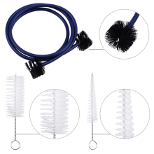 the 6-Piece Set for the Trumpet Trombone Brass Blowing Nozzle Cleaner Valve Brush Rod Musical Instrument Accessorie