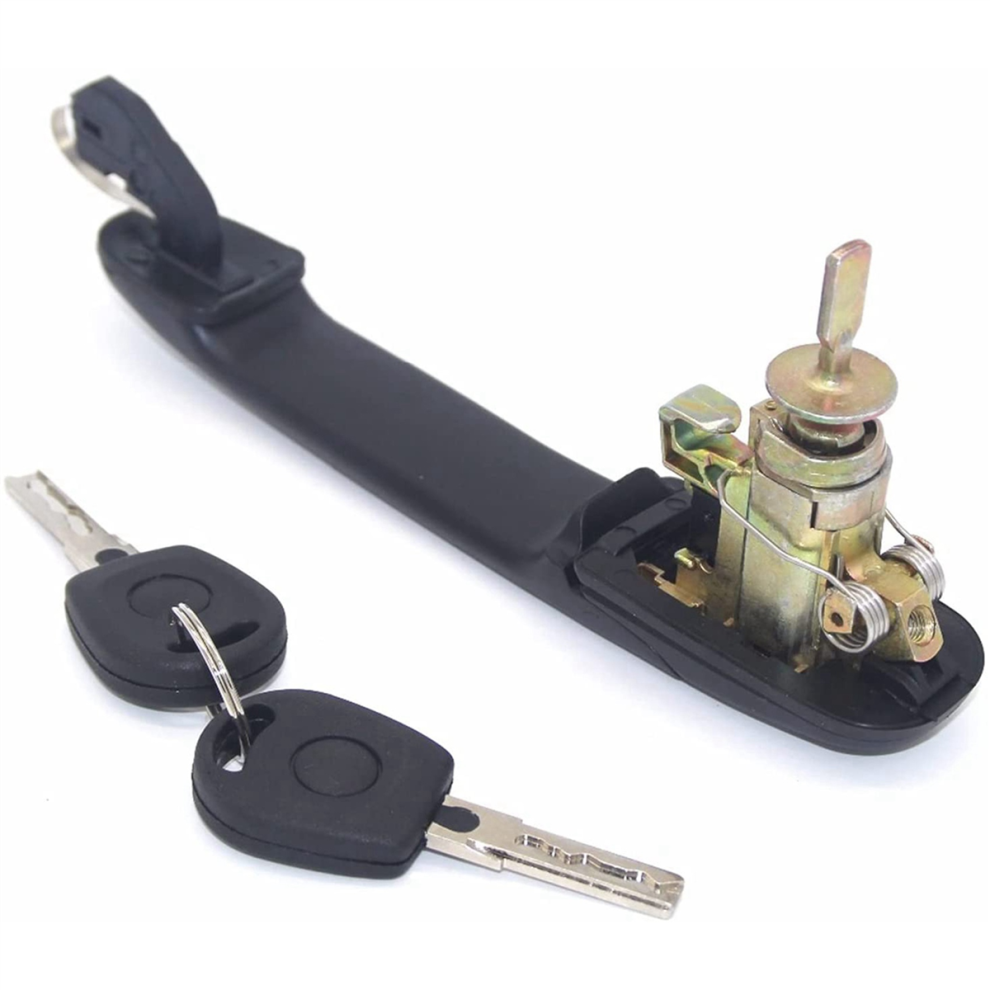 2X 6K0837205 6K0837206 Front Left Right Door Handle With Lock Barrel For Galaxy 33Mm Pin Length 4854095564376