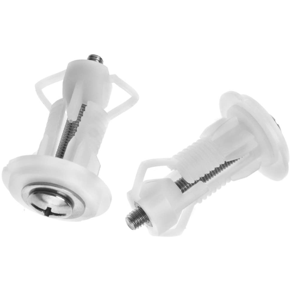 10Pcs Top Fix Toilet Cover Screws Well Nut Pan Fixing Wc Blind Hole Fitting Kit For Universal Toilet Hinges 4854095567131
