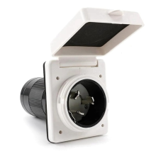 50A RV Plug Twist Lock Inlet,Shore Power Inlet 125V/250V