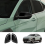 Rear View Mirror Cover Caps Shell for Bright Black 5