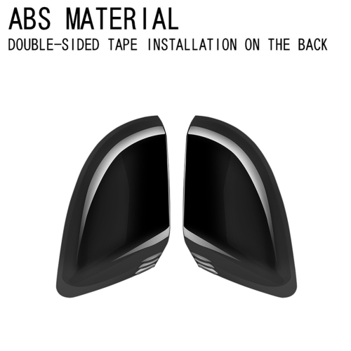 Rear View Mirror Cover Caps Shell for Bright Black 2