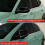 Rear View Mirror Cover Caps Shell for Bright Black 6