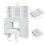 Dressing Table Vanity Makeup Desk With Smart LED Mirror Drawers Stool 6