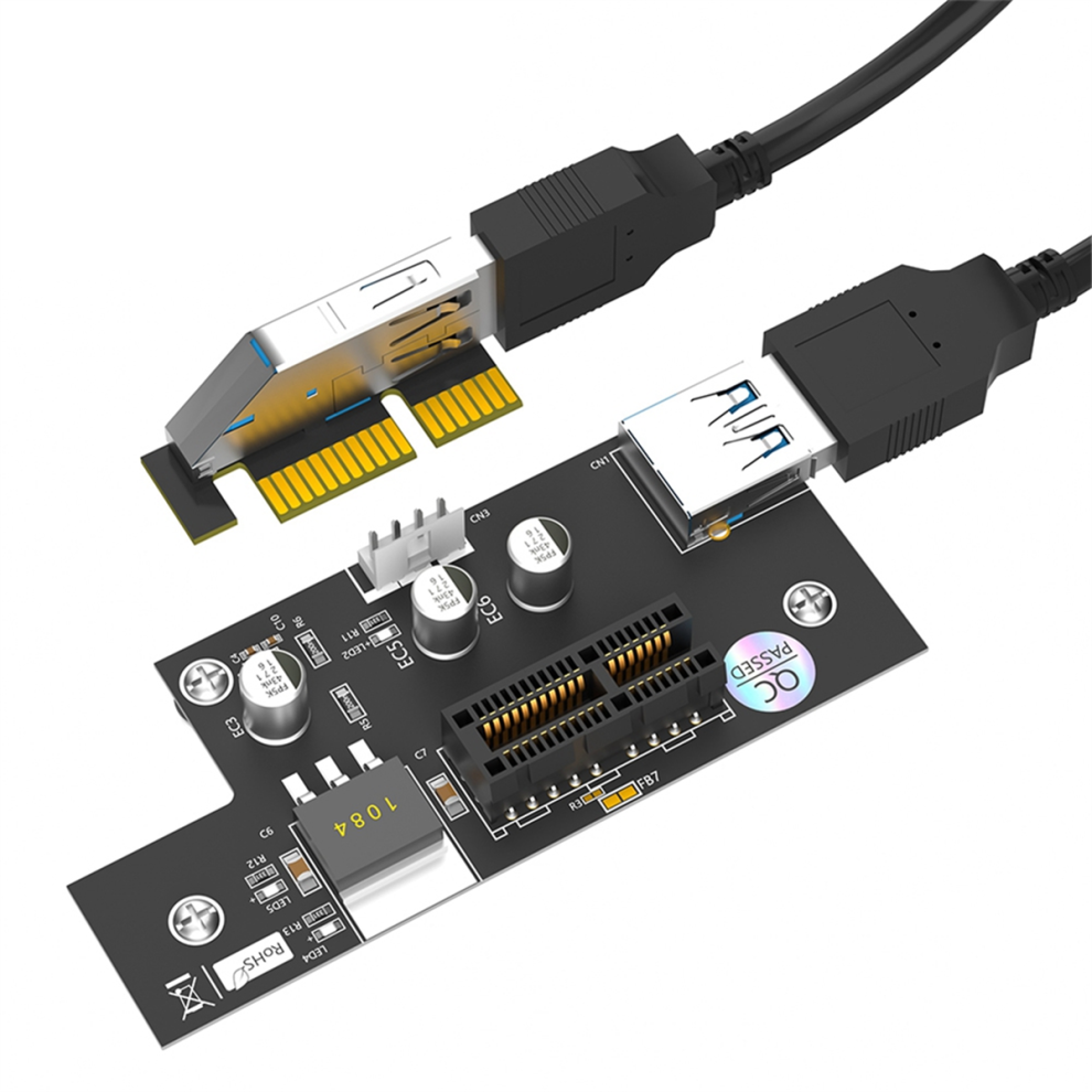 High Quality Pci Express Pci-E 1X To 1X/4X/8X/16X Riser Card Golden 4854095575150