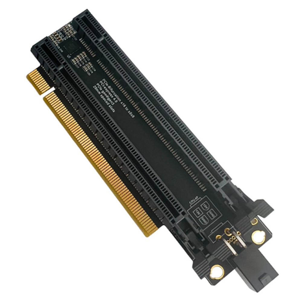 2X Pci-E 4.0 X16 1 To 2 Expansion Card Gen4 Split Pcie-Bifurcation X8x8 With 20Mm Spaced Slots Cpu4p(4 Pin ) 4854095579226