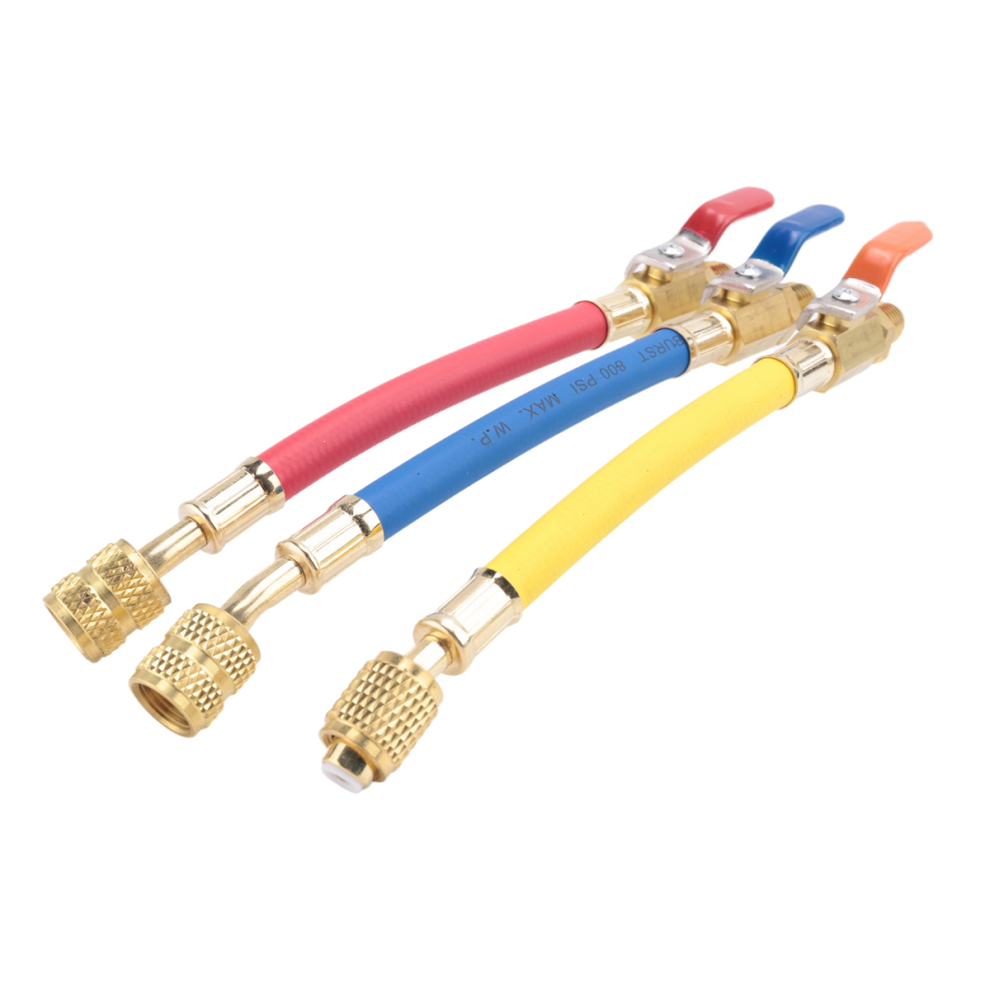 Melitt R134a R410 R22 Hba-B03 Psi Manifold Gauge Set A/C Refrigeration Hose