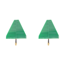 2X UWB Ultra Wideband Log Periodic Antenna 1.35GHz-9.5GHz